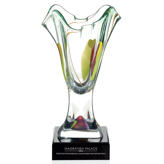 Front View of Multicolor JAFFA® Oceanic Vase