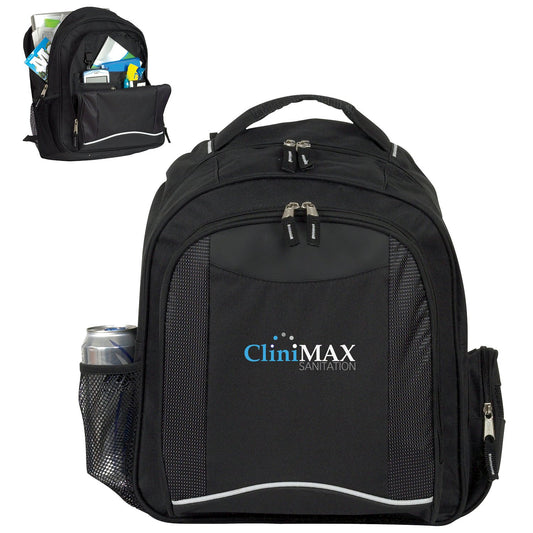 Front View of Black Atchison® Urban Wonder Compu-Pack