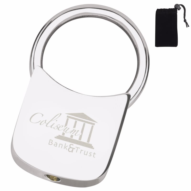 Front View of Silver Good Value™ Silver Twist-Lock Keyholder