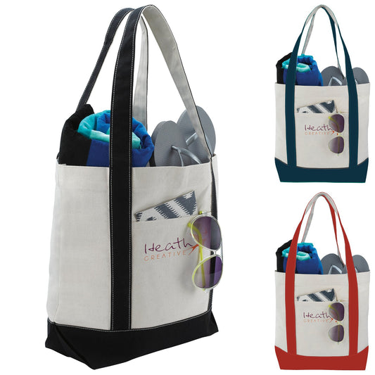 Outside View of Black Good Value™ Marina Tote