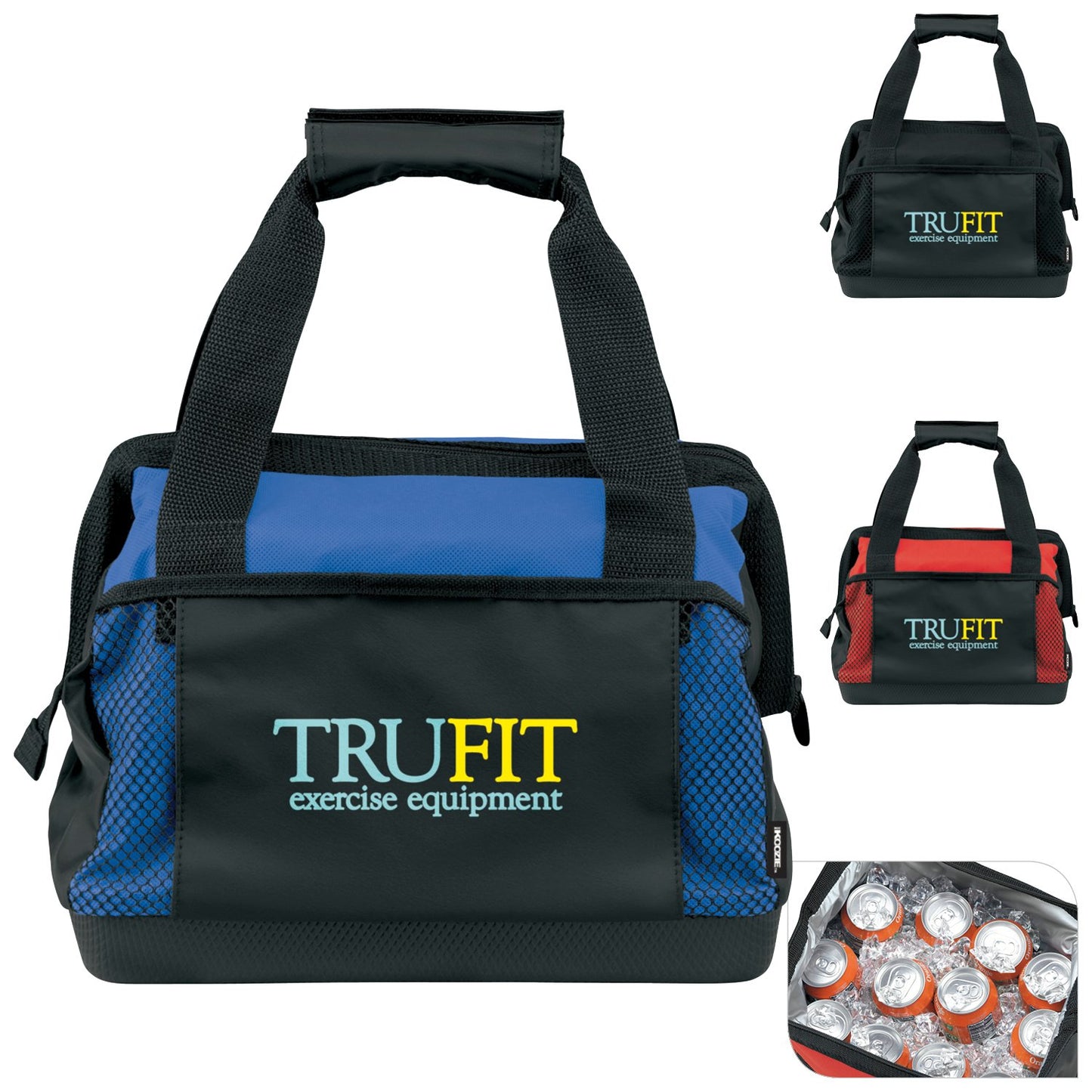 Front View of Red Koozie® Big Mouth Cooler