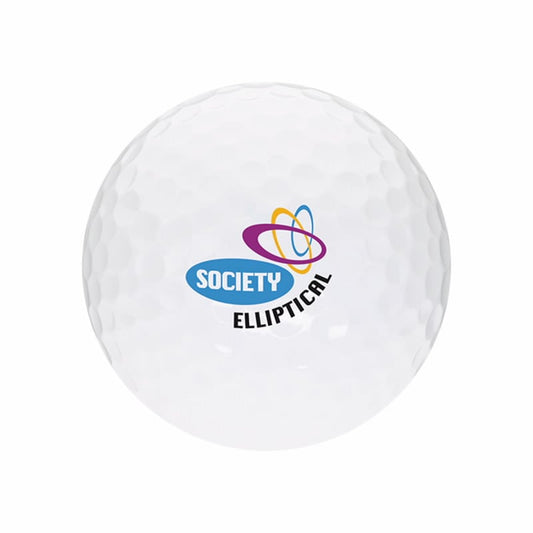 Front View of White White Golf Ball STD Service