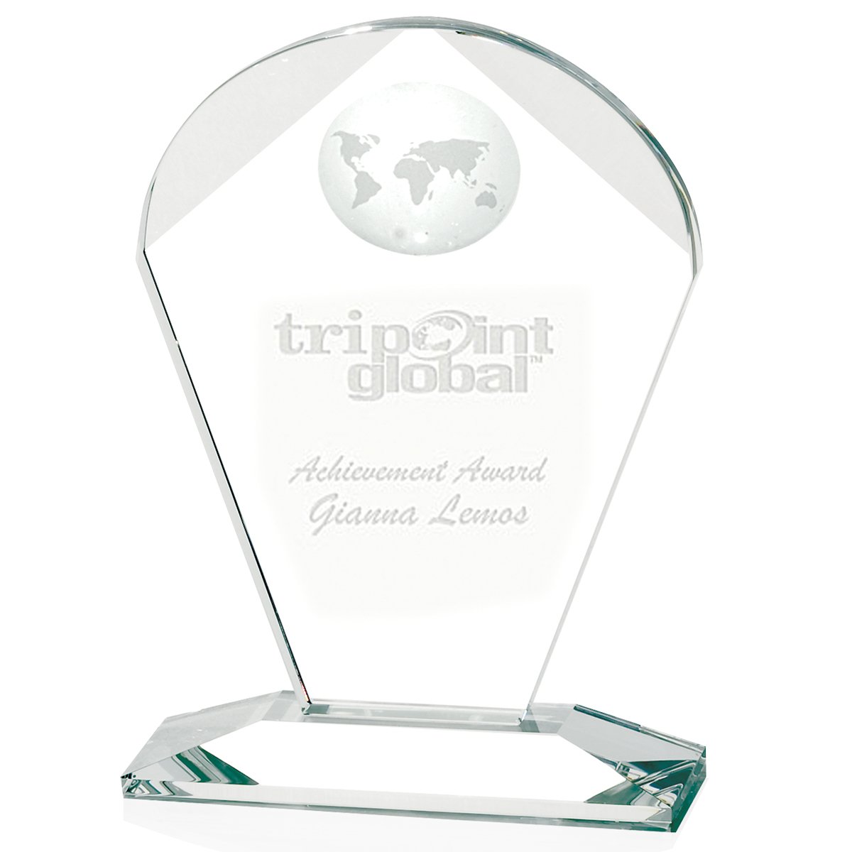 Front View of Clear JAFFA® Geodesic - Small