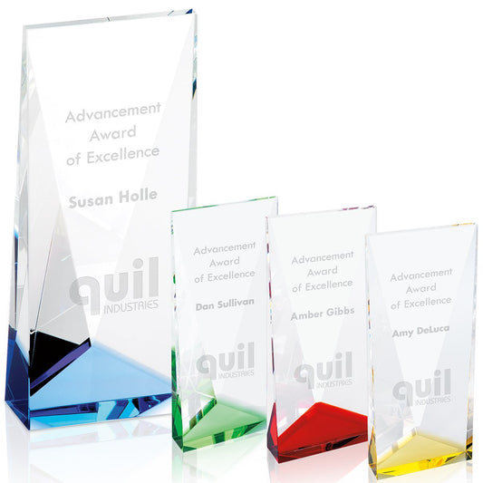 Blue JAFFA® Color Accent Crystal Tower