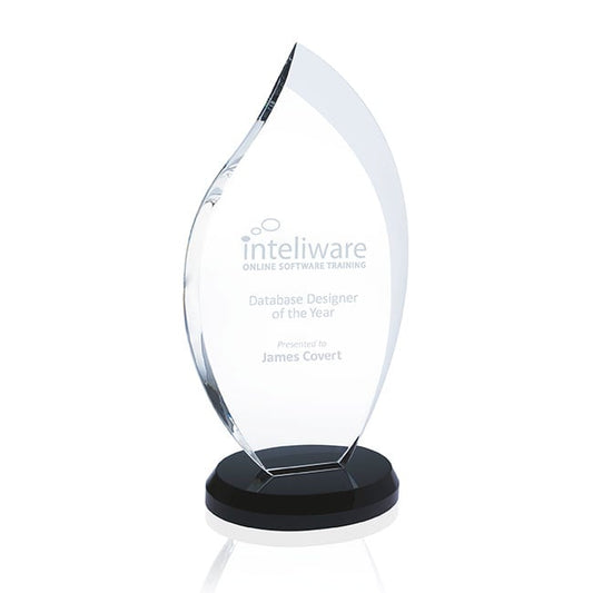 Front View of Clear JAFFA® Innovation Award - Medium