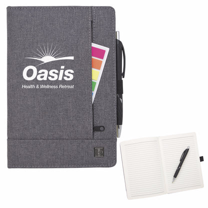 Front View of Gray KAPSTON® Pierce Journal