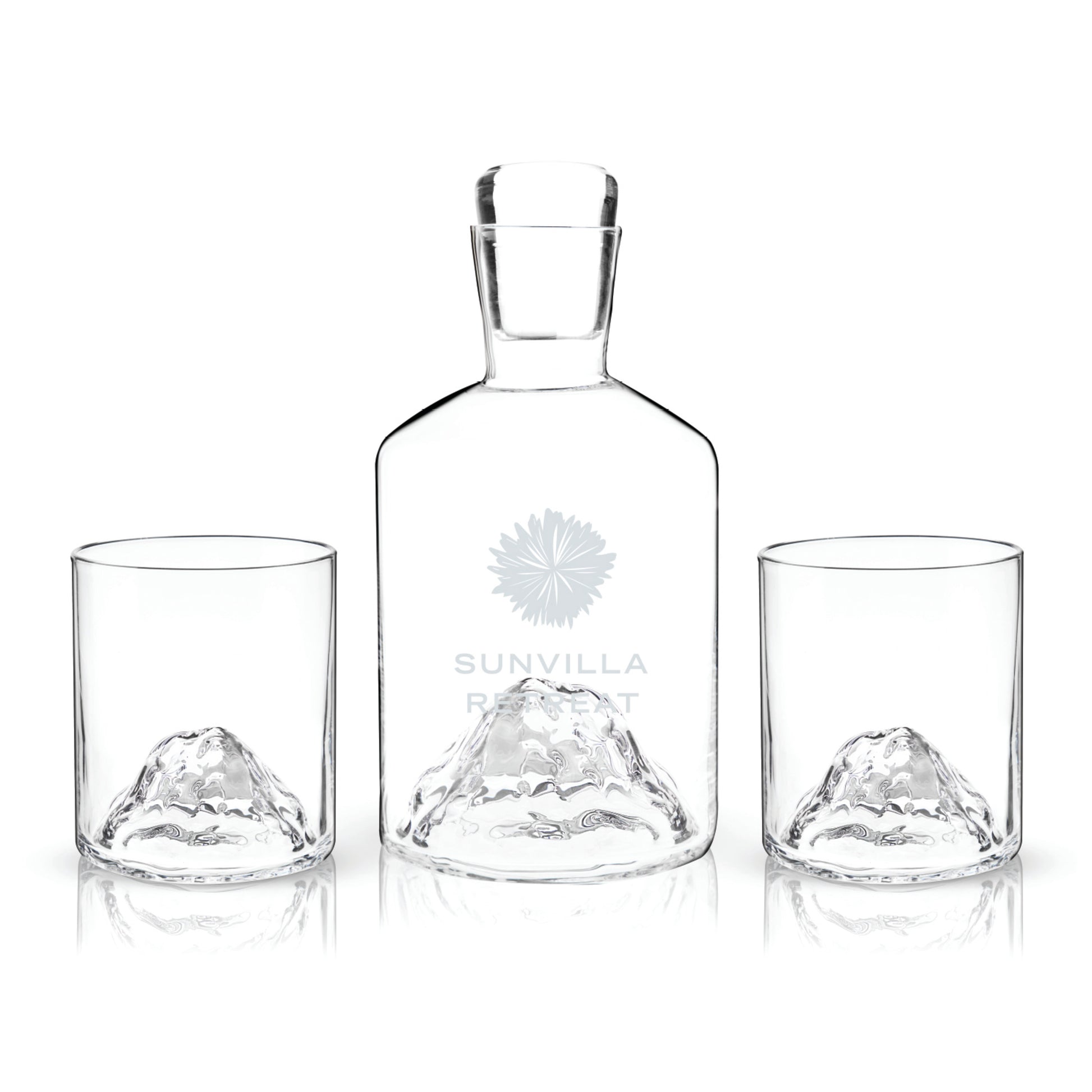 Viski® Mountain Decanter and Tumblers