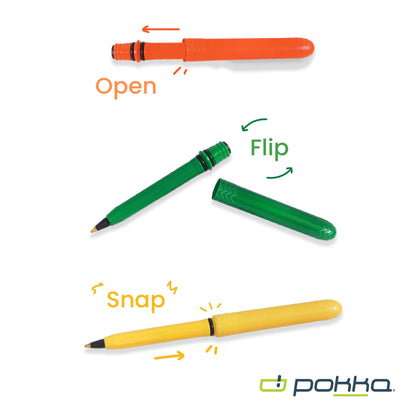 Pokka® Pocket Pen w/Dock & Keyring
