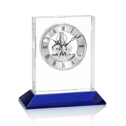 Ashland VividPrint™ Clock on Base - Silver Dial