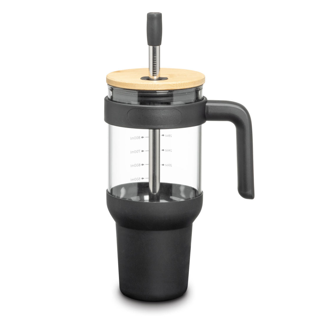 Lanai Glass Travel Mug w/Straw