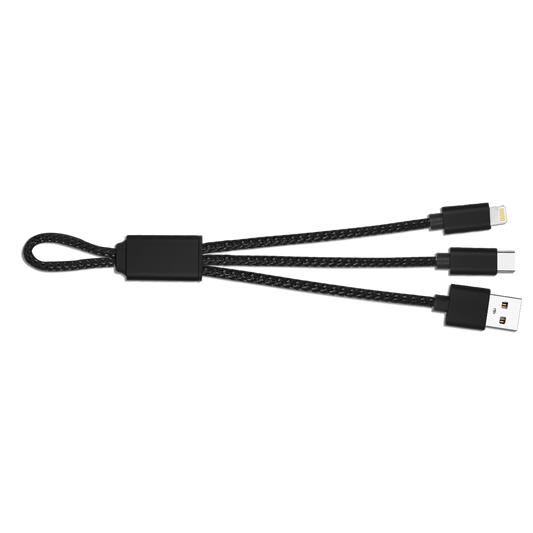 FlexCharge Duo USB-C & Lightning Cable