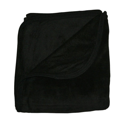 Black Coral Fleece Blanket
