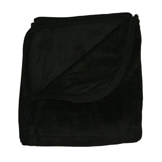 Black Coral Fleece Blanket