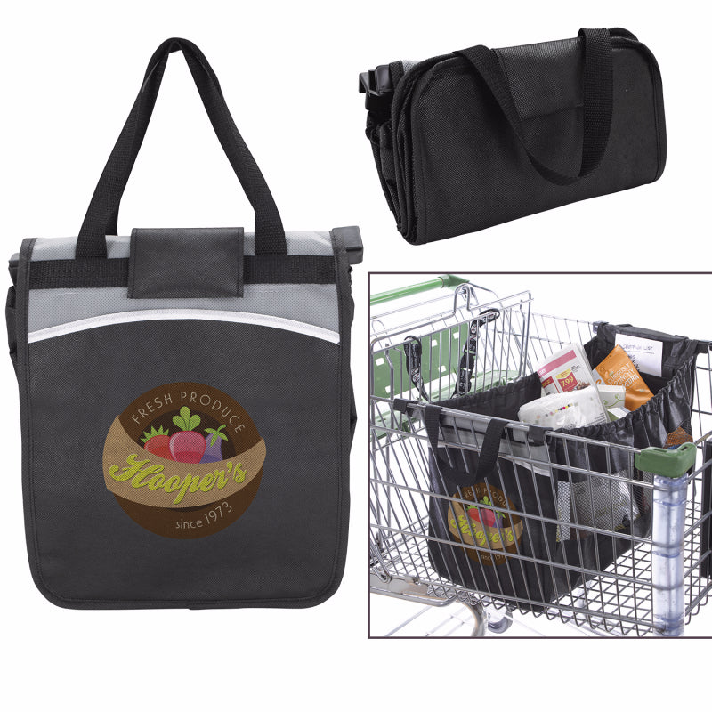 Black Good Value™ Expandable Grocery Cart Tote