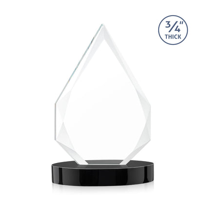 Hawthorne VividPrint™ Award on Alberton Base - Black