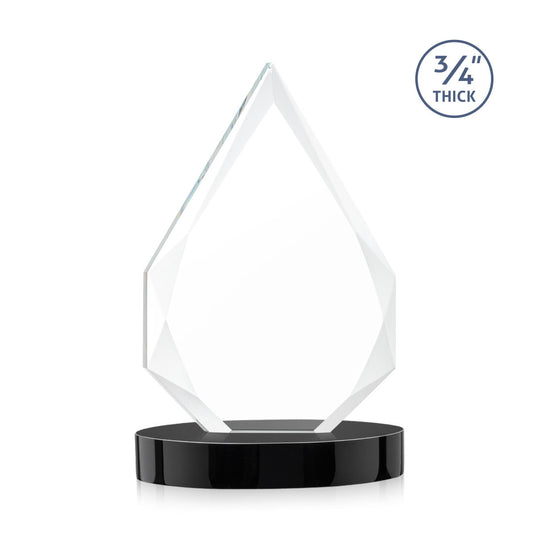 Hawthorne VividPrint™ Award on Alberton Base - Black