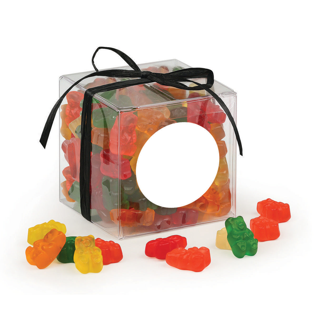 Stylish Acetate Cube with Gummi Bears