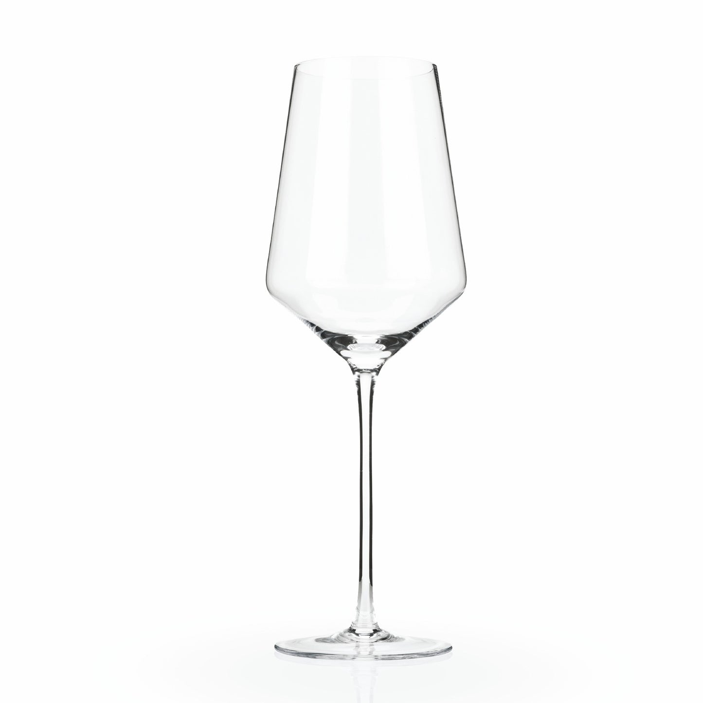 Viski® Raye Angled Crystal Bordeaux Glass