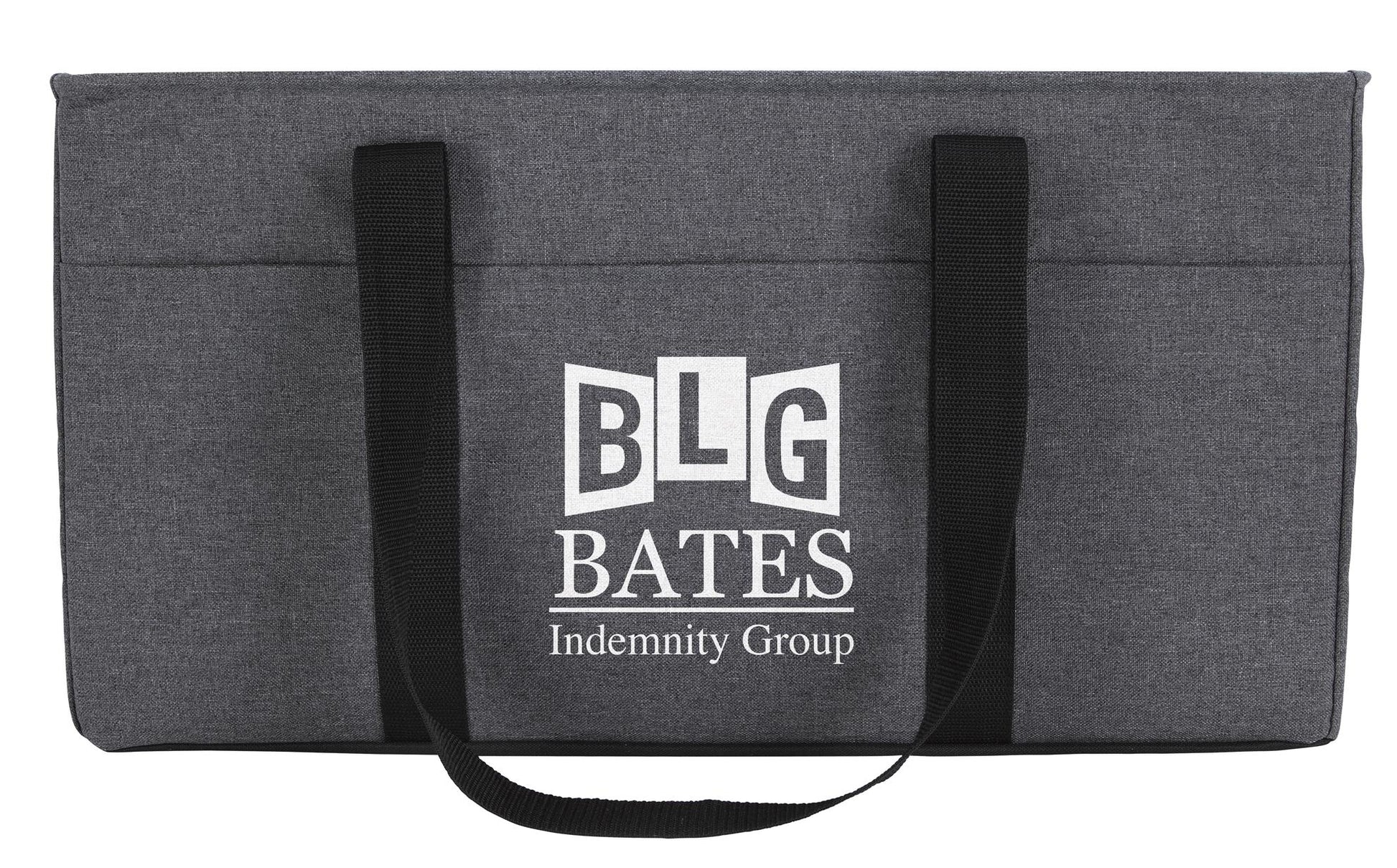 Front View of Charcoal Good Value™ Two-Tone Utility Tote