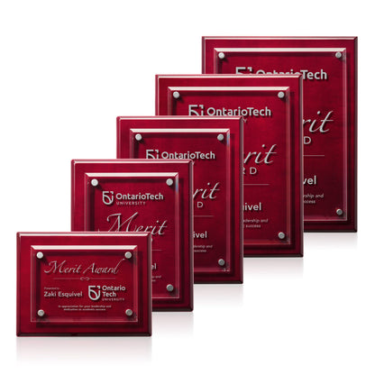 Caledon Plaque - Rosewood/Silver