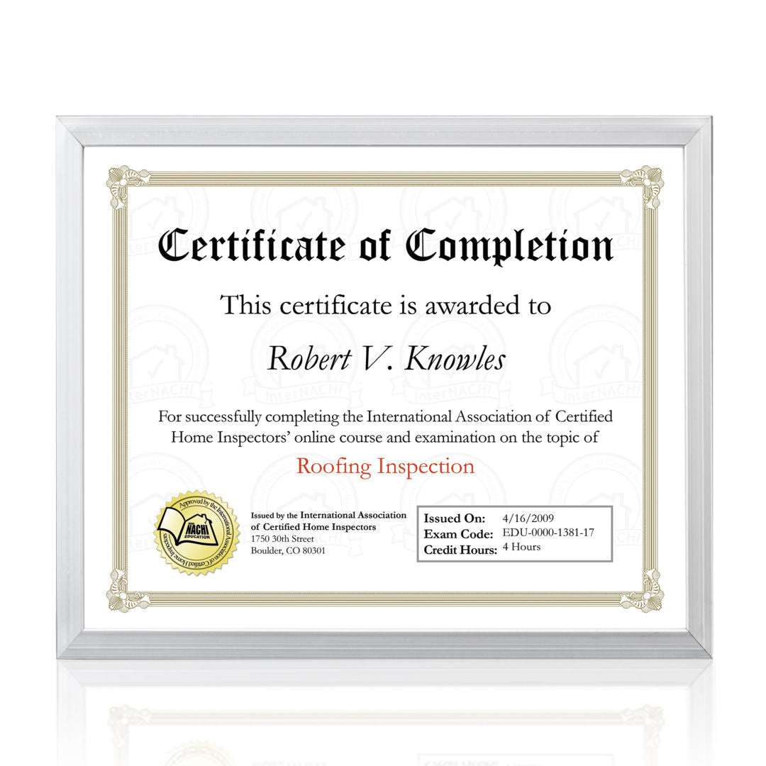 Metropolitan Certificate Frame