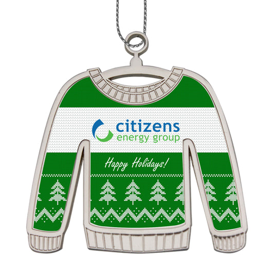 Ugly Sweater Holiday Ornament