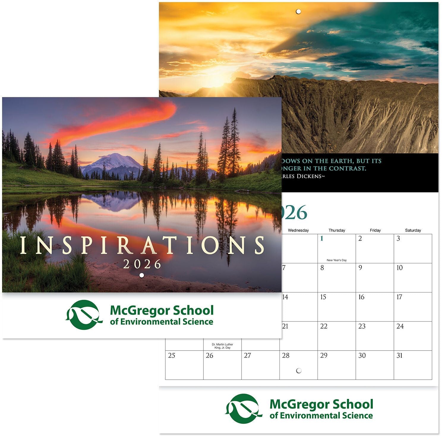 INSPIRATIONS STAPLED WALL CALENDAR