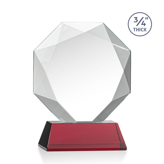 Bradford Award on Newhaven Base - Red