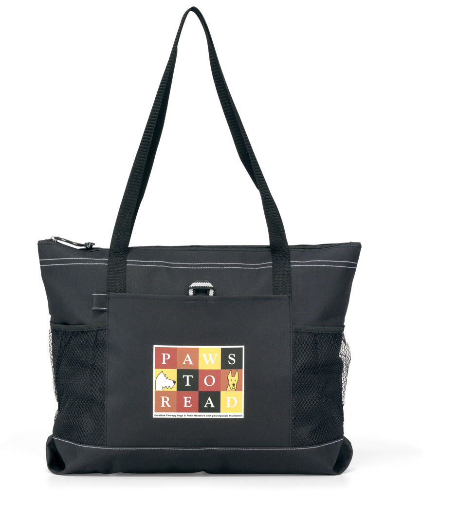 Black Select Zippered Tote