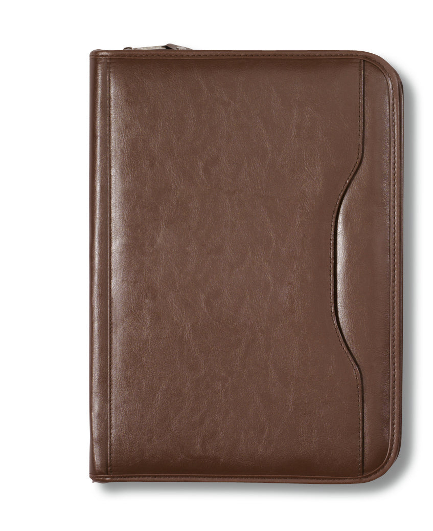 Brown Deluxe Executive Vintage Leather Padfolio