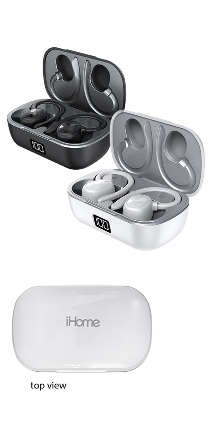 iHome® XT-82 True Wireless Earbuds & Charger Case