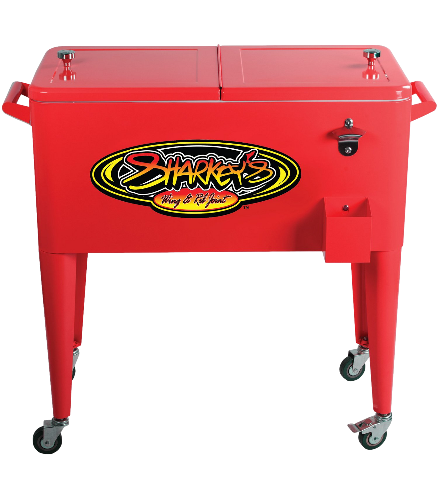 Black Rolling Cooler