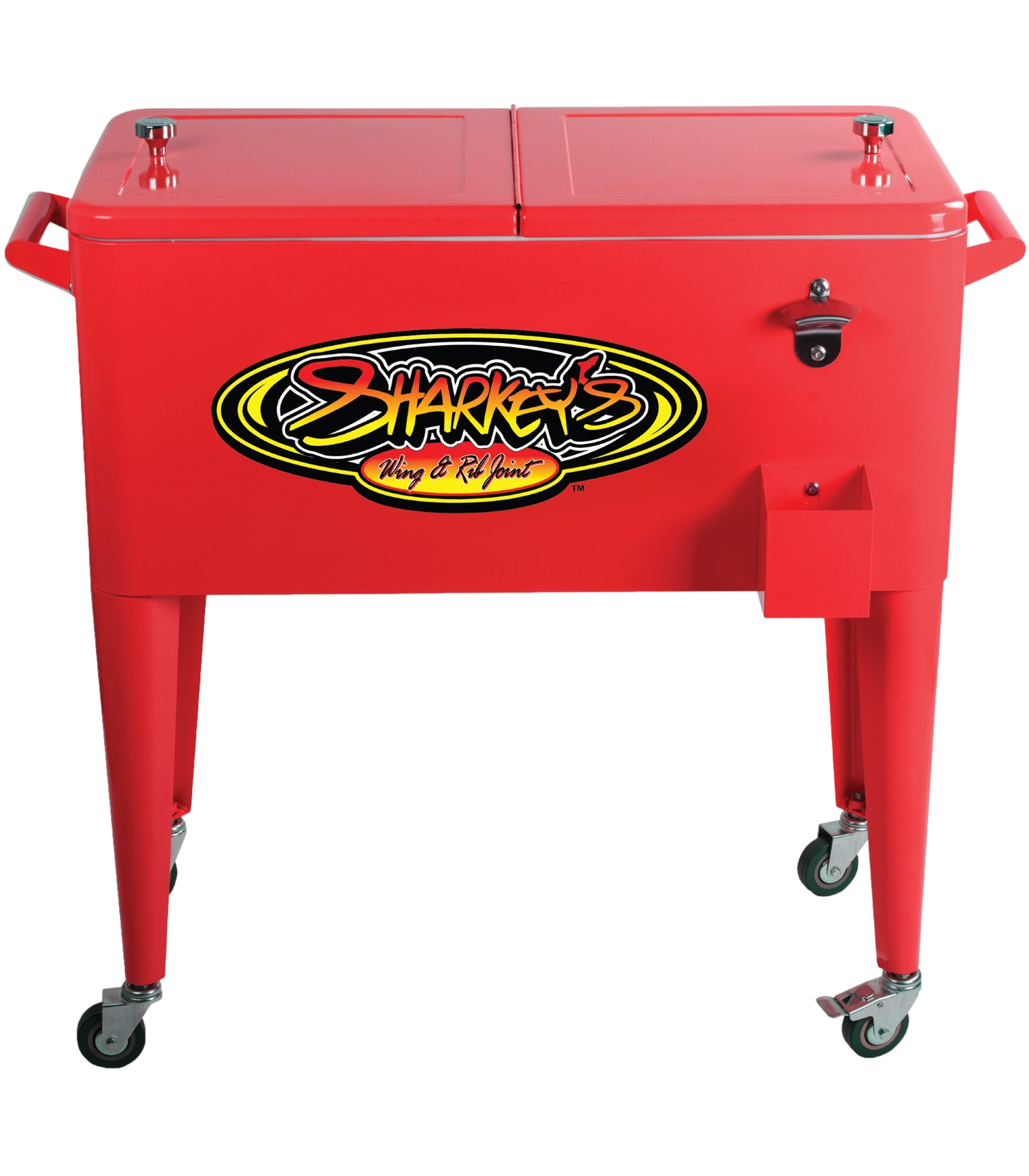 Black Rolling Cooler