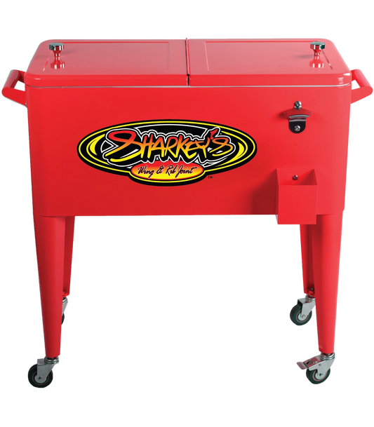 Black Rolling Cooler