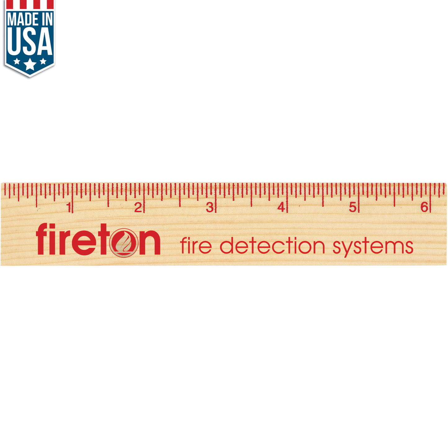 Natural no pigmentation 6" Natural Finish Ruler