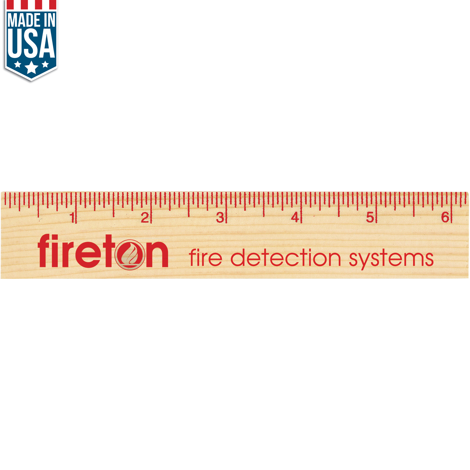 Natural no pigmentation 6" Natural Finish Ruler