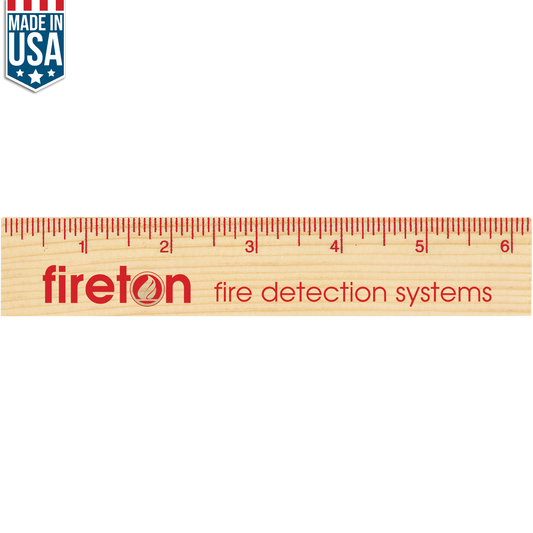 Natural no pigmentation 6" Natural Finish Ruler