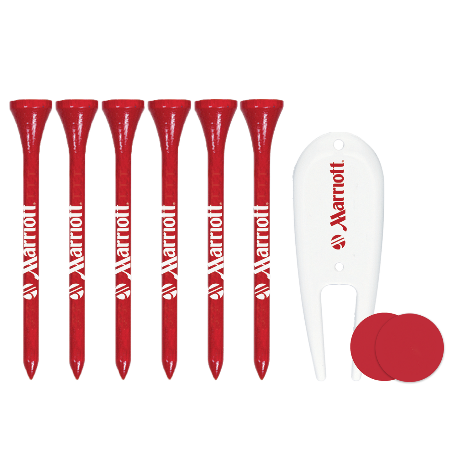 6 Plus Golf Tees/1 DVF/2 PM24