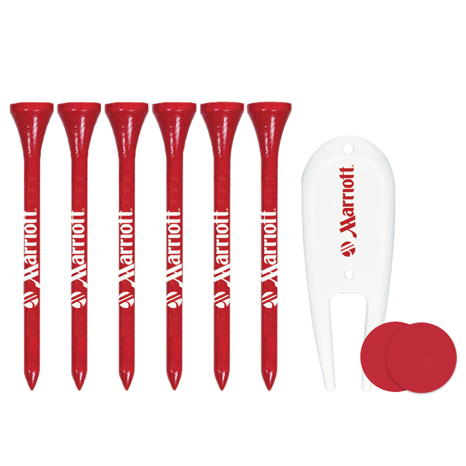 6 Plus Golf Tees/1 DVF/2 PM24