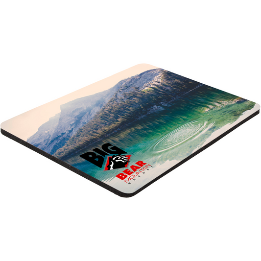 White 6" X 8" X 1/16" Full Color Soft Mouse Pad