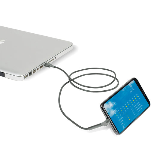 Medium Grey Side Kick Charging Cable