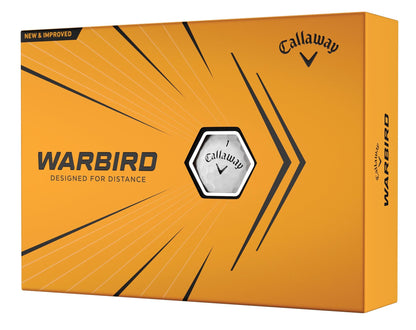 Front View of White Callaway® Warbird® Golf Ball Std Serv