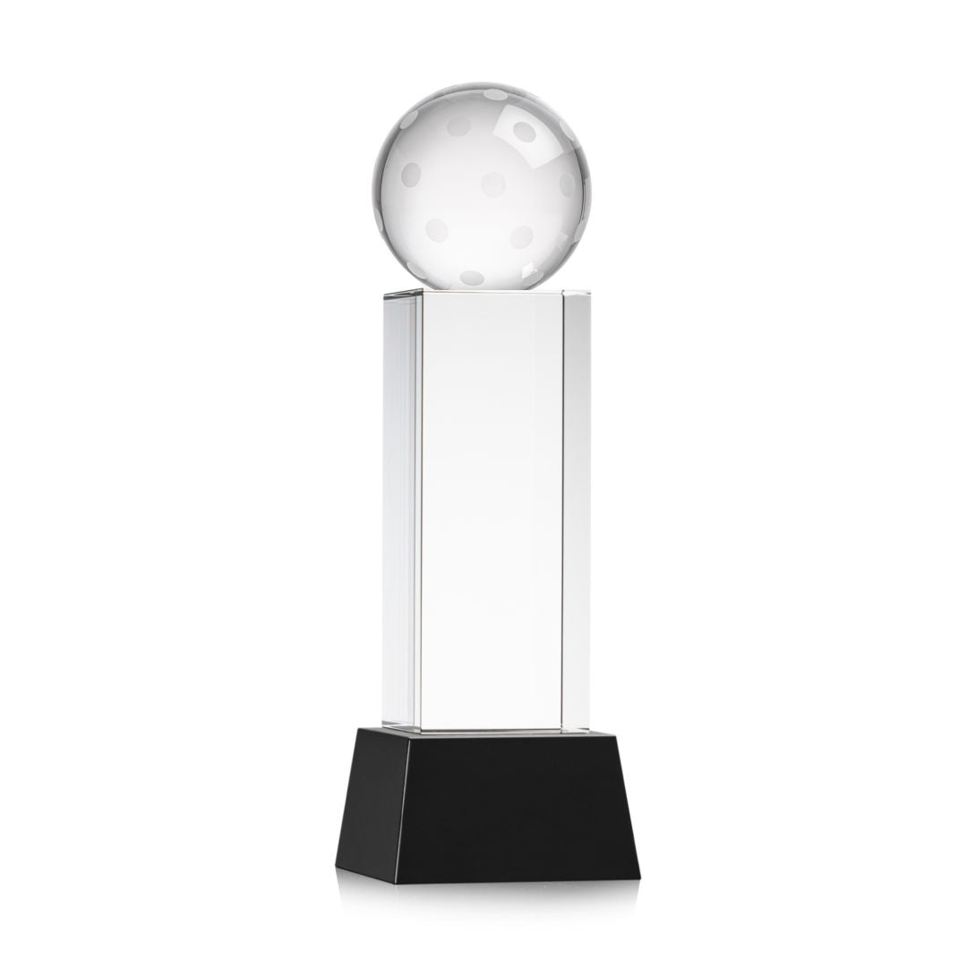 Pickleball VividPrint™ Award on Belcroft Base - Black