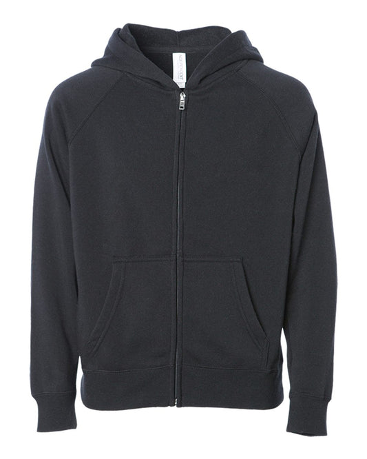 Youth Lightweight Special Blend Raglan Zip Hood - PRM15YSBZ
