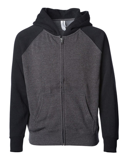 Toddler Lightweight Special Blend Raglan Zip Hood - PRM10TSBZ