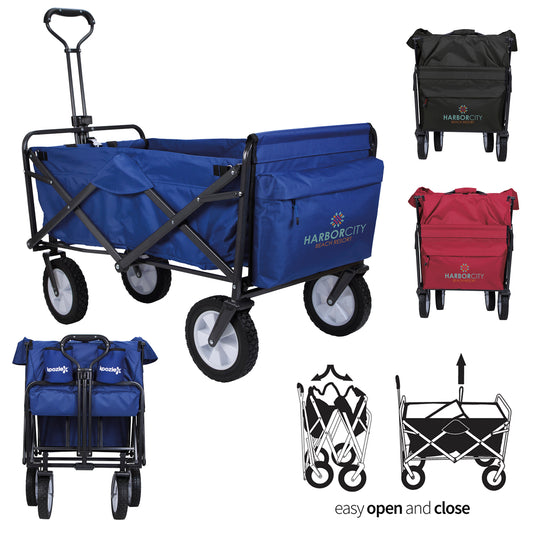 Black Koozie® Collapsible Folding Wagon