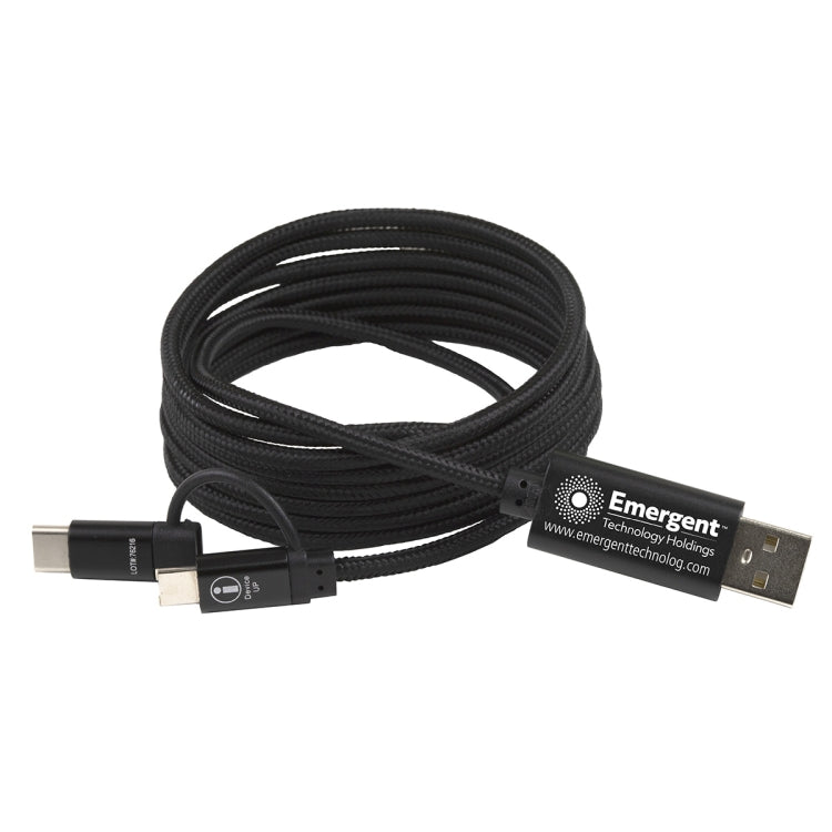 “OSLO” 5-in-1 Braided 6 Ft. Long Cell Phone Charging Cable