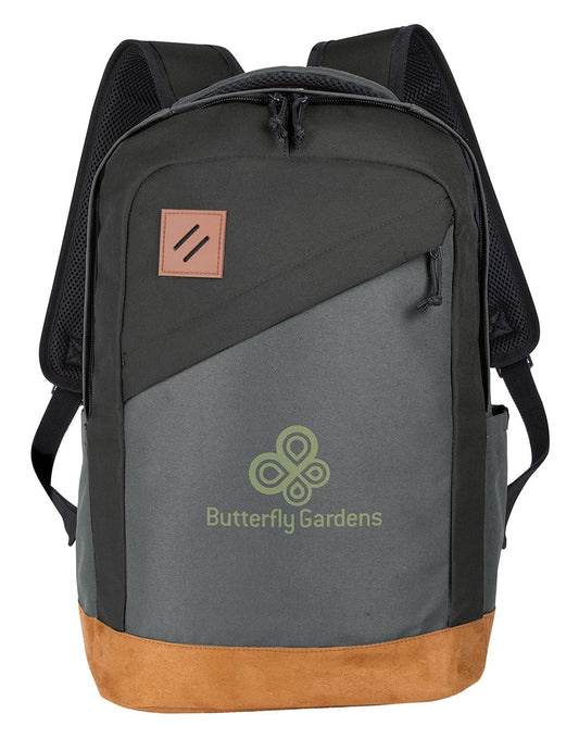 Front View of Charcoal KAPSTON® Willow RPET Backpack