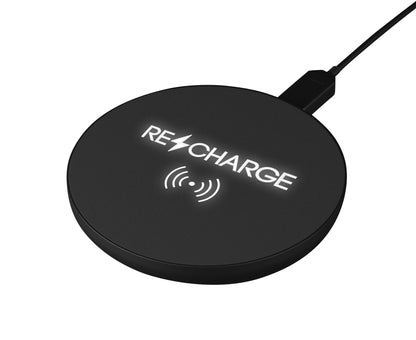 Front View of Black SCX Innovative Design™ Base Wireless Charger 10W