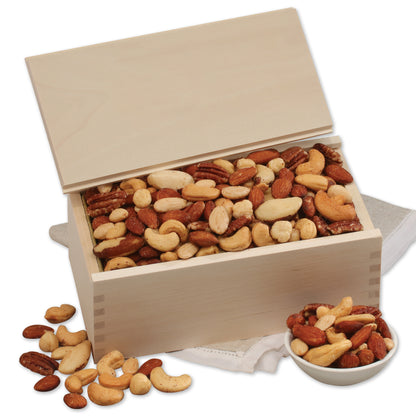 Deluxe Mixed Nuts in Wooden Collector's Box